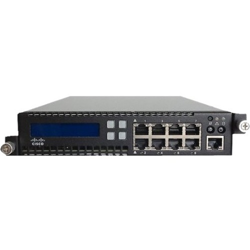 Cisco FirePOWER 7010 Network Security/Firewall Appliance - 8 Port - 10/100/1000Base-T - Gigabit Ethernet - 8 x RJ-45 - 1U - Rack-mountable