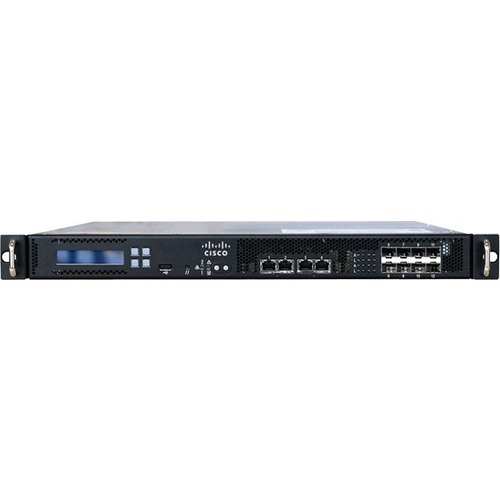 Cisco FirePOWER 7020 Network Security/Firewall Appliance - 8 Port - 10/100/1000Base-T - Gigabit Ethernet - 8 x RJ-45 - 1U - Rack-mountable