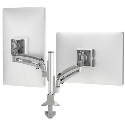 Chief KONTOUR K1C210SXF1 Desk Mount for Flat Panel Display - TAA Compliant - Silver