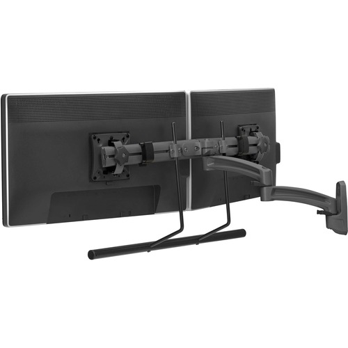 Chief Kontour TV Wall Mount Dual Monitor Arm - For Monitors 10-24" - Black - 10" to 24" Screen Support - 30 lb Load Capacity