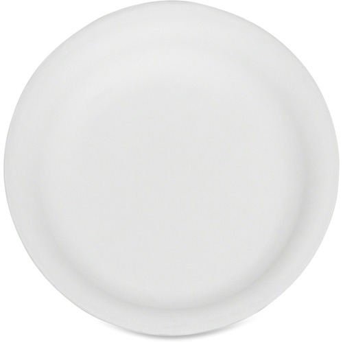 SKILCRAFT Disposable Paper Plates - Disposable - White - 1000 / Carton