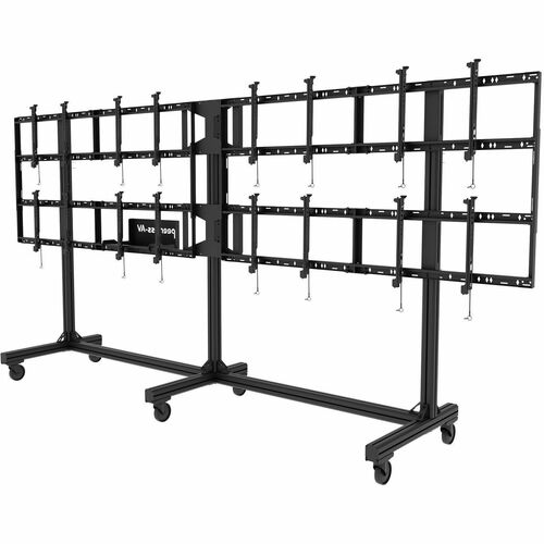 Peerless-AV Portable Video Wall Cart2x2, 3x2 or 4x2 Configuration For 46" to 55" Displays - 46" to 55" Screen Support - 363 kg Load Capacity - Flat Panel Display Type Supported - 76.26" (1937 mm) Height x 14.30 ft (4359.40 mm) Width x 36.10" (916.94 mm) D