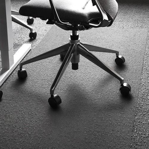 Ultimat® XXL Polycarbonate Square Chair Mat for Carpets - 60" x 60" - Clear Square Polycarbonate Chair Mat For Carpets - 60" L x 60" W x 0.09" D