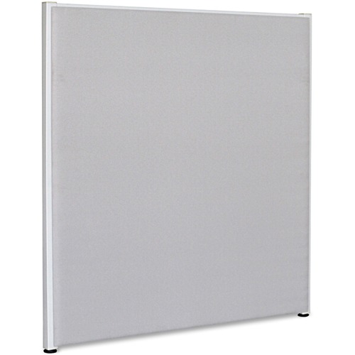 Lorell Panel System Partition Fabric Panel - 48.8" Width x 60" Height - Steel Frame - Gray - 1 Each