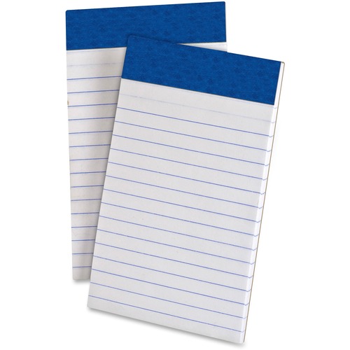 TOPS Perforated Medium Weight Writing Pads - 50 Sheets - 15 lb Basis Weight - 3" x 5" - White Paper - Chipboard Backing, Sturdy Back, Micro Perforated, Easy Tear - 1 Dozen