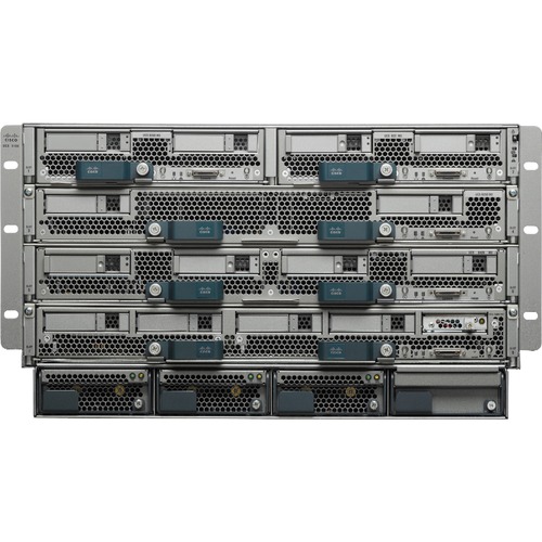 Cisco UCS 5100 Series UCS 5108 Blade Server Case - Rack-mountable - Gray - 6U - 0 - 2x Slot(s)