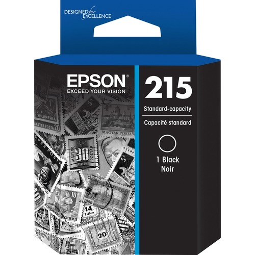 Epson 215 Original Inkjet Ink Cartridge - Black - 215 Pages