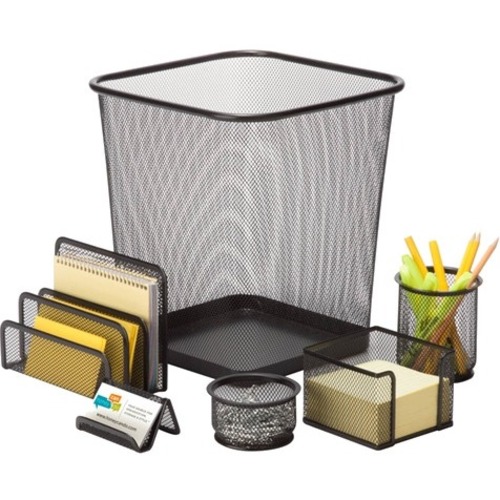 Honey-can-do 6-Piece Mesh Desk Set