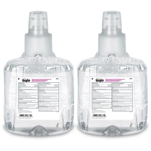 Gojo® LTX-12 Dispenser Plum Antibacterial Hand Soap - Plum ScentFor - 40.6 fl oz (1200 mL) - Pump Bottle Dispenser - Kill Germs - Hand, Skin - Moisturizing - Antibacterial - Bio-based, Durable - 2 / Carton