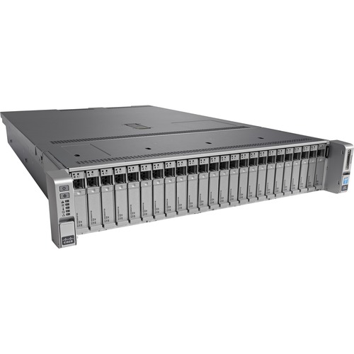 Cisco C240 M4 2U Rack Server - 2 x Intel Xeon E5-2680 v3 2.50 GHz - 32 GB RAM - 12Gb/s SAS, Serial Attached SCSI (SAS), Serial ATA Controller - Intel C610 Chip - 2 Processor Support - Gigabit Ethernet - 2 x 1200 W