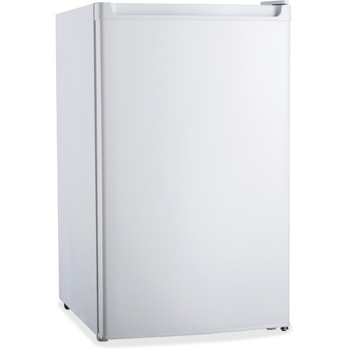 Avanti RM4406W 4.4 cubic foot Refrigerator - 4.40 ft  - Manual Defrost - Reversible - 4.40 ft  Net Refrigerator Capacity - 120 V AC - 228 kWh per Year - White - Built-in