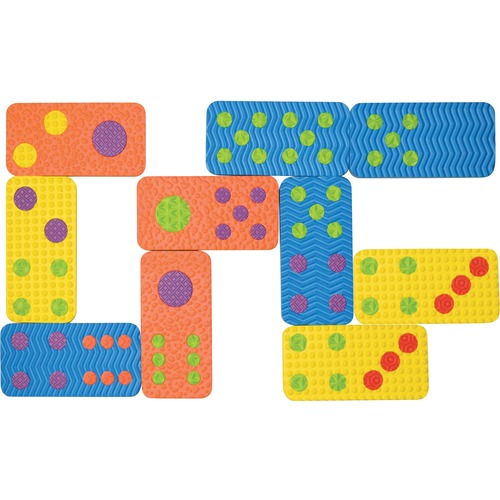 Creativity Street Dominoes Set - Skill Learning: Matching, Counting - 3 Year & Up - 28 Pieces - Assorted
