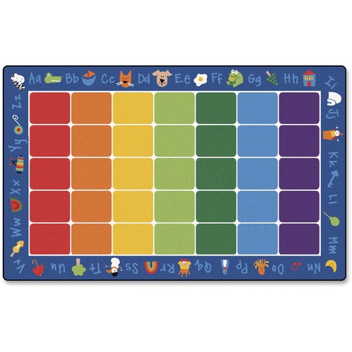 Carpets for Kids Fun With Phonics Rectangle Rug - 13.33 ft Length x 100" Width - Rectangle - Fun With Phonics