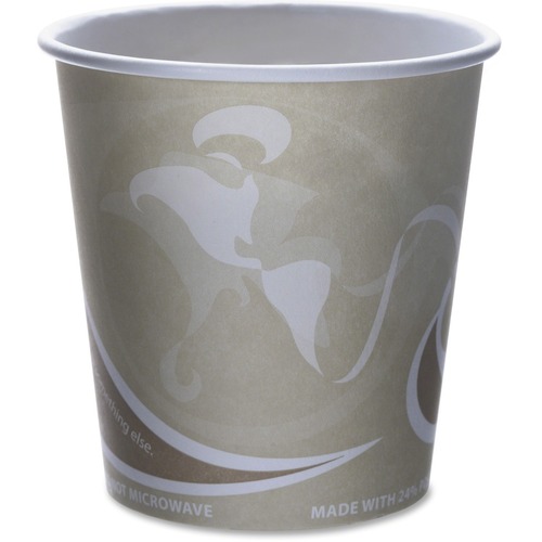 Eco-Products Recycled Hot Cups - 50 / Pack - Multi - Fiber - Hot Drink - Recycled