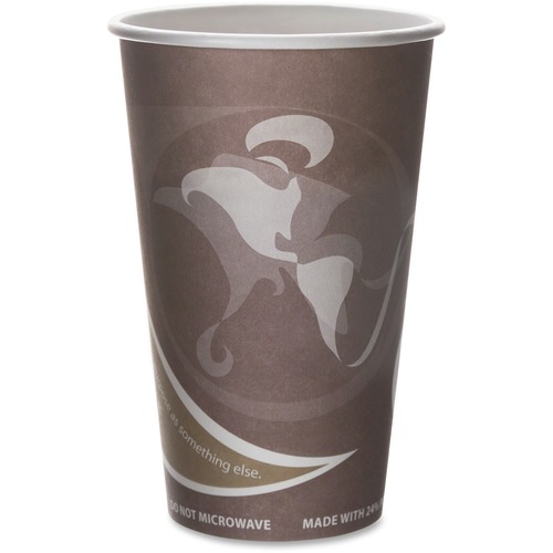 Eco-Products Recycled Hot Cups - 50 / Pack - 1000 / Carton - Multi - Fiber - Hot Drink, Coffee, Tea - Recycled