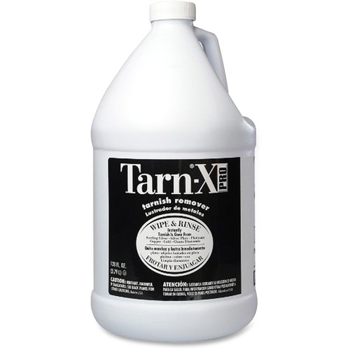 Jelmar Tarn-X Tarnish Remover - For Metal Surface - 128 fl oz (4 quart) - Recommended For: Tarnish Remover - Non-flammable - White - 1 Each