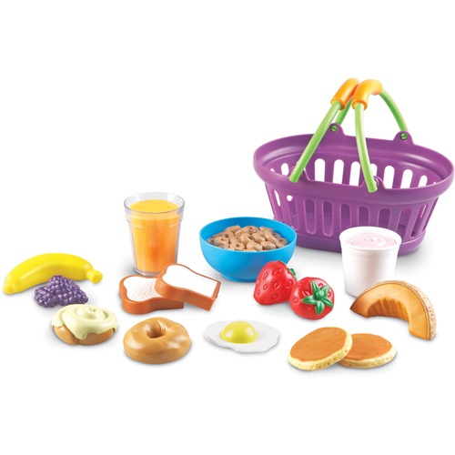 New Sprouts - Play Breakfast Basket - 1 / Set - 2 Year - Multi - Plastic