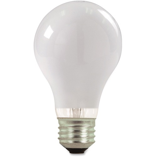 Satco 43-watt A19 Xenon/Halogen Bulb - 43 W - 120 V AC - A19 Size - White Light Color - E26 Base - 1000 Hour - 4940.3°F (2726.8°C) Color Temperature - Dimmable - Energy Saver - 2 / Box - Light Bulbs & Tubes - SDNS2406