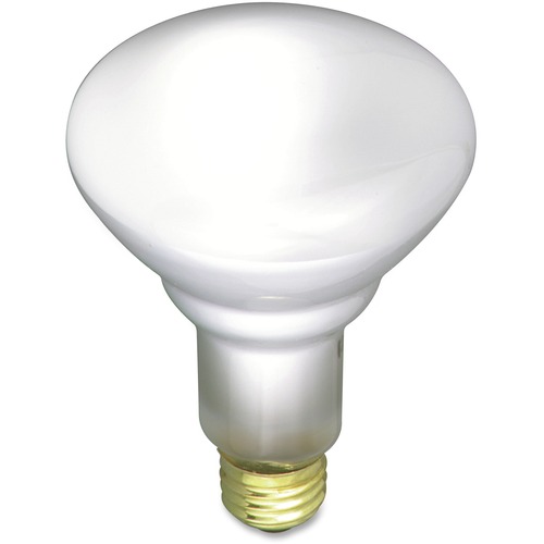 Satco 65-watt BR30 Incandescent Floodlight - 65 W - 130 V AC - 620 lm - BR30 Size - Frosted - White Light Color - E26 Base - 2000 Hour - Dimmable - Reflector - 1 Each - Light Bulbs & Tubes - SDNS3408