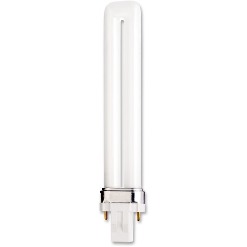 Satco 13-watt Pin-based Compact Fluorescent Bulb - 13 W - 800 lm - T4 Size - Warm White Light Color - GX23 Base - 12000 Hour - 4400.3°F (2426.8°C) Color Temperature - 82 CRI - Energy Saver - 1 Each