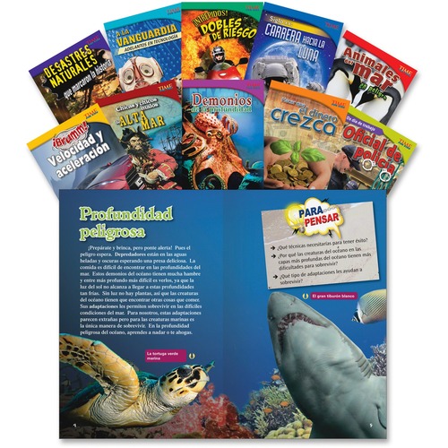 Shell Education TFK Challenging 10Book Spanish Set 1 Printed Book - Book - Grade 5 - Spanish