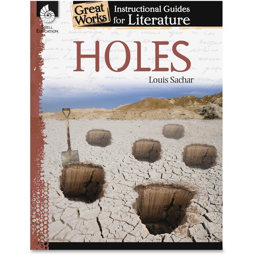 Shell Education Education Holes An Instructional Guide Printed Book by Louis Sachar - Shell Educational Publishing Publication - Book - Grade 4-8