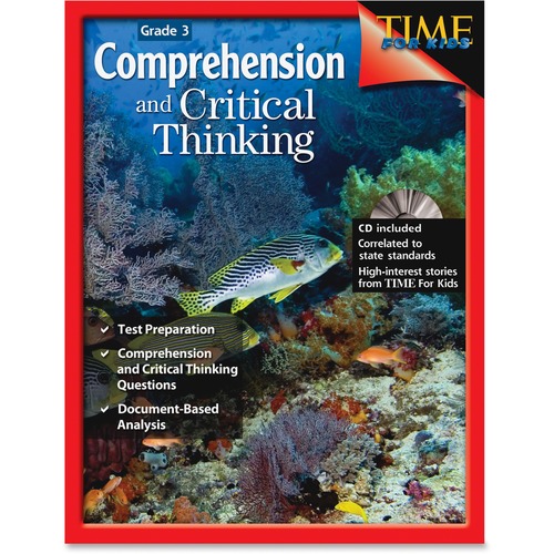 Shell Education Grade 3 Comprehension/Critical Thinking Book Printed/Electronic Book by Greathouse Lisa. - 112 Pages - Shell Educational Publishing Publication - Book, CD-ROM - Grade 3 - English
