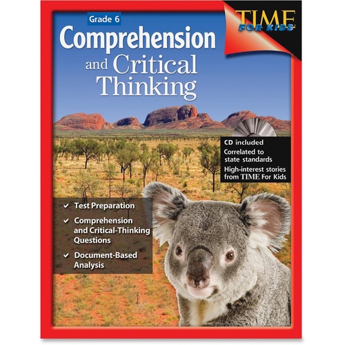 Shell Education Grade 6 Comprehension/Critical Thinking Book Printed/Electronic Book by Acosta, Jamey - 112 Pages - Shell Educational Publishing Publication - Book, CD-ROM - Grade 6 - English