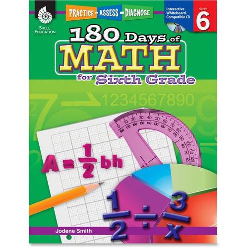 Shell Education Education 18 Days of Math for 6th Grade Book Printed/Electronic Book by Jodene Smith - 208 Pages - Shell Educational Publishing Publication - 2011 April 01 - Book, CD-ROM - Grade 6 - English