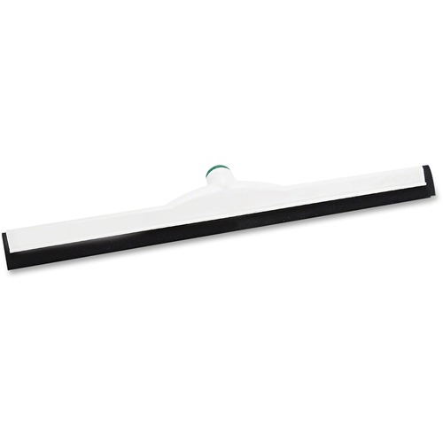 Unger Sanitary Standard Squeegee - 22" Foam Rubber Blade - Durable, Acid Resistant, Corrosion Resistant, Light Weight, Sturdy, Built-in Splash Guard - White, Black - 1 / Each