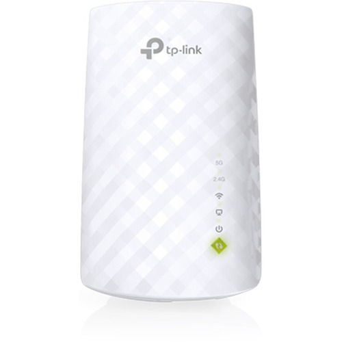 TP-Link RE200 IEEE 802.11ac 750 Mbit/s Wireless Range Extender - 2.40 GHz, 5 GHz - 1 x Network (RJ-45) - Ethernet, Fast Ethernet - Wall Mountable - 1 Pack
