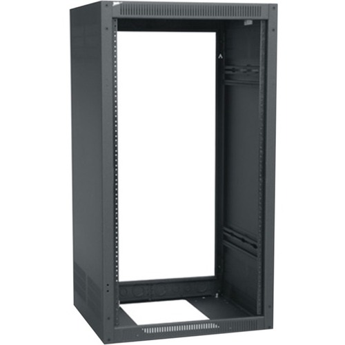 Middle Atlantic ERK Series Rack, 27 RU, 28"D, W/O Rear Door - 27U Rack Height x 19" Rack Width x 26.47" Rack Depth - Floor Standing - Black Powder Coat - Steel - 2500 lb Maximum Weight Capacity - 10000 lb Static/Stationary Weight Capacity