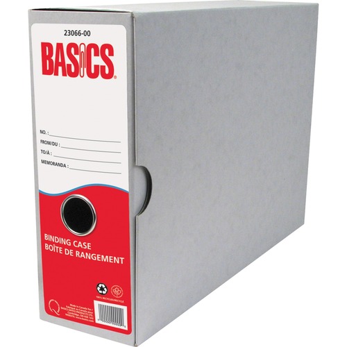 Basics® Recycled Binding Cases Letter 6/pkg - 8 1/2" x 11" - 100% Recycled - 6 / Pack
