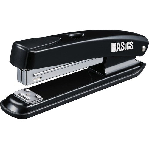 Basics® Deluxe Stapler Full Strip 20 sheets - 20 Sheets Capacity - 210 Staple Capacity - Full Strip - Black - Desktop Staplers - BAO6903300