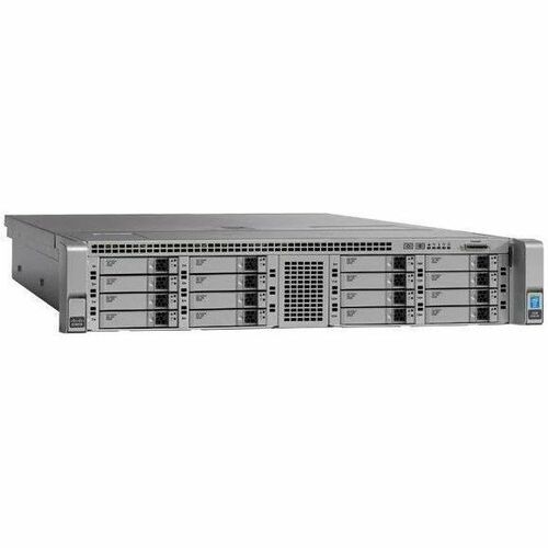 Cisco C240 M4 2U Small Form Factor Server - 2 Xeon E5-2670 v3 2.30 GHz - vPro Technology - 128 GB RAM - Serial ATA/600 Controller