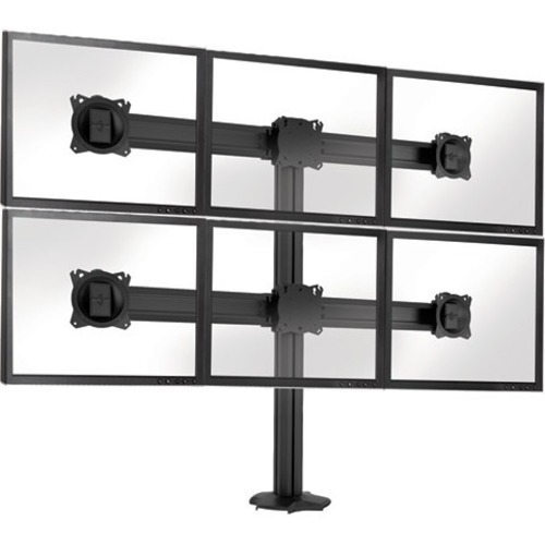 Chief Kontour K3 3x2 Static Array Grommet Monitor Mount - Silver