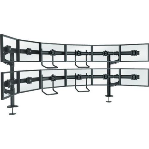 Chief Kontour K4 6x2 Grommet Mounted Array Display Mount - For 10-24 Inch Monitors - Black