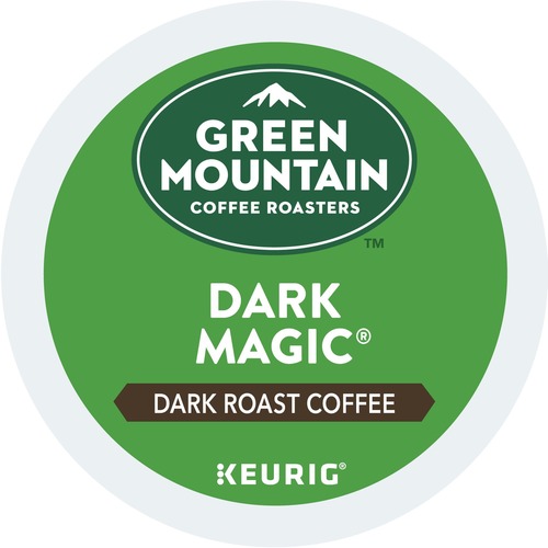 Green Mountain Coffee Roasters® K-Cup Dark Magic Coffee - Compatible with Keurig Brewer - Regular - Dark - K-Cup - 24 Box - 4 / Carton