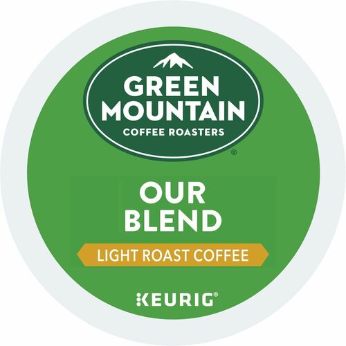 Green Mountain Coffee Roasters® K-Cup Our Blend Coffee - Compatible with Keurig Brewer - Light - 4 / Carton