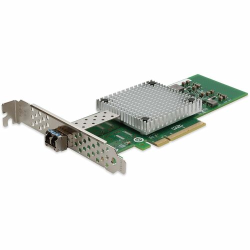 AddOn QLogic® QLE3240-LR-CK Comparable 10Gbs Single Open SFP+ Port 10km SMF PCIe 2.0 x8 Network Interface Card w/10GBase-LR SFP+ Transceiver - PCI Express 2.0 x8 - Intel 82599 - 1 Port(s) - Optical Fiber - Single-mode - 10GBase-LR - Plug-in Card