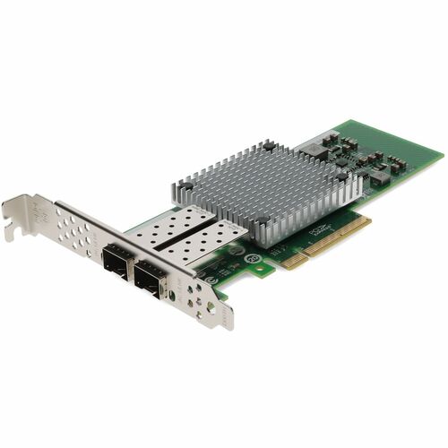 AddOn Solarflare® SFN5322F Comparable 10Gbs Dual Open SFP+ Port PCIe 2.0 x8 Network Interface Card w/PXE boot - PCI Express 2.0 x8 - Intel 82599 - 2 Port(s) - Optical Fiber - Multi-mode, Single-mode - 10GBase-X - Plug-in Card