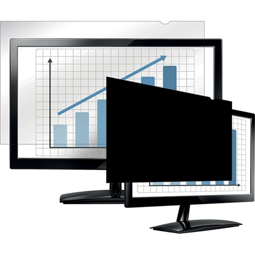 Fellowes PrivaScreen™ Blackout Privacy Filter - 26.0" (25.5" diagonal) Wide - For 26" Widescreen LCD Monitor - 16:10 - Fingerprint Resistant, Scratch Resistant - 1 Pack - TAA Compliant - Privacy Filters - FEL4815101