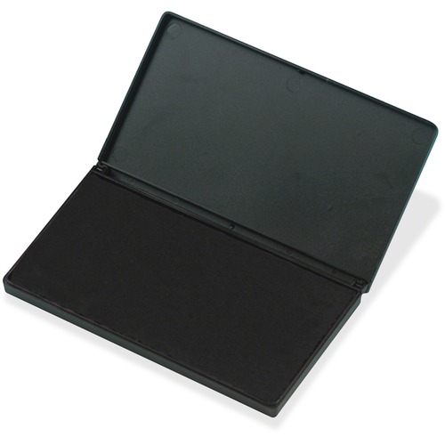 CLI Stamp Pad - 1 Each - 6.3" Width x 3.3" Length - Felt Pad - Black Ink - Black