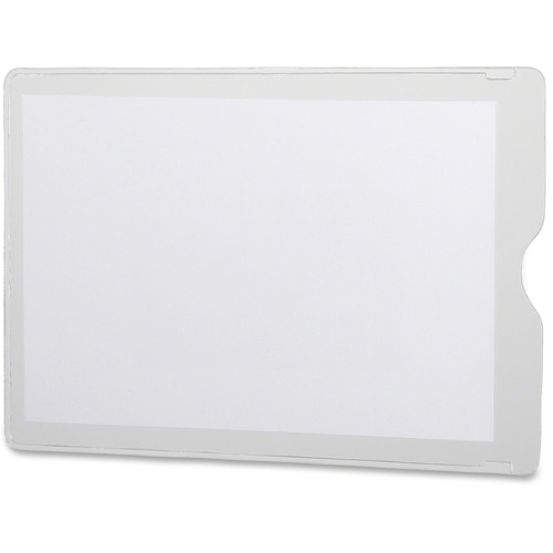 Oxford File Jacket - 6" x 4" - Vinyl - Clear - Durable, Water Proof, Heavy Duty - 50 / Box