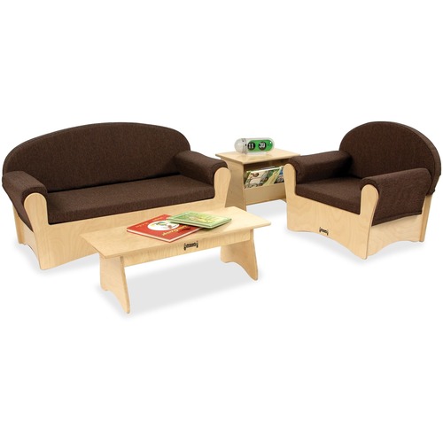 Jonti-Craft Komfy Sofa 4-piece Set - Rounded Edge - Durable - For Classroom