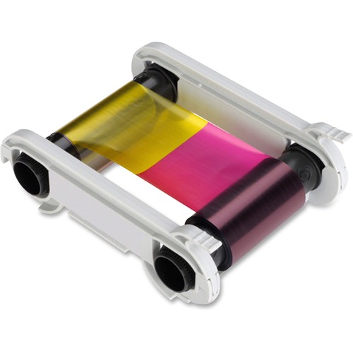 SICURIX Dye Sublimation, Thermal Transfer Ribbon Cartridge - YMCKO - 1 Each - 200 Cards