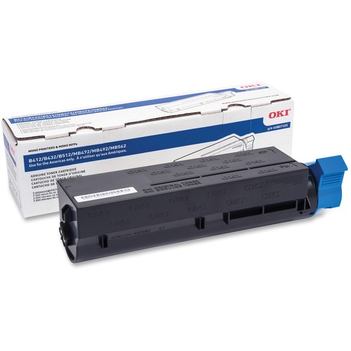 Oki Original Toner Cartridge - LED - High Yield - 7000 Pages - Black - 1 Each