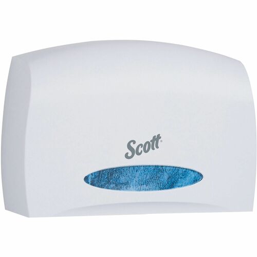 Scott Essential Coreless Jumbo Roll Toilet Paper Dispenser - Coreless Dispenser - 9.8" Height x 14.3" Width x 6" Depth - White - 1 / Carton