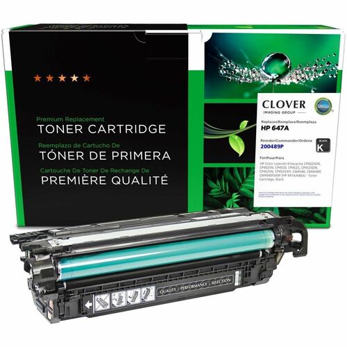 CIG Remanufactured Extended Yield Laser Toner Cartridge 647A (CE260A) - Black - 1 Each - 2600 Pages