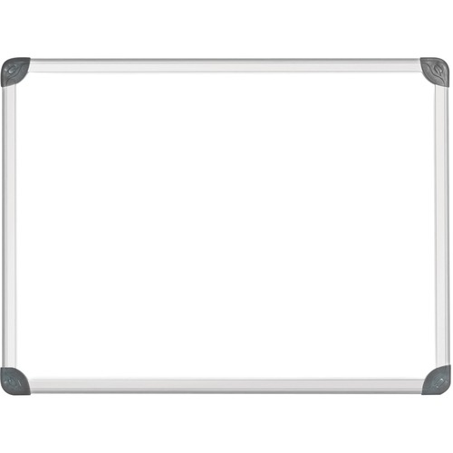 Quartet Euro Magnetic Erase Board - 72" (6 ft) Width x 48" (4 ft) Height - White Surface - Anodized Satin Aluminum Frame - Rectangle